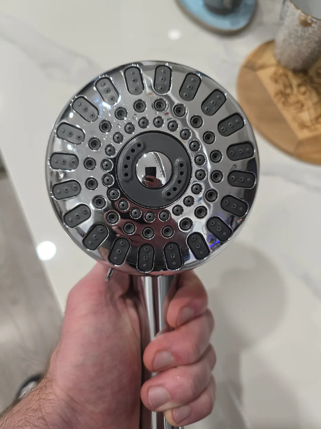 Waterpik Massaging Chrome Shower Head with Hose image indicator(3)