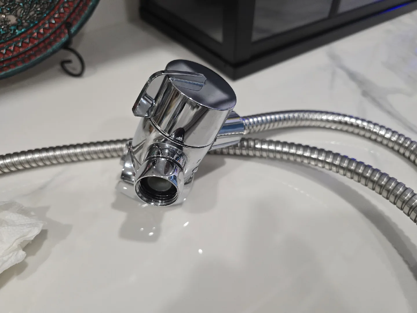 Waterpik Massaging Chrome Shower Head with Hose image indicator(4)