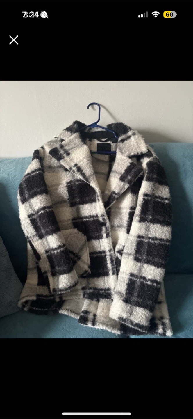 Black & White Plaid Shacket
