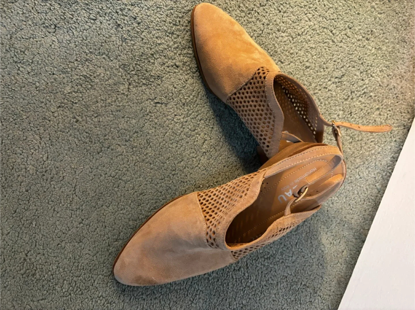 Italeau Suede Slingback Heels - Size 7 image indicator(2)