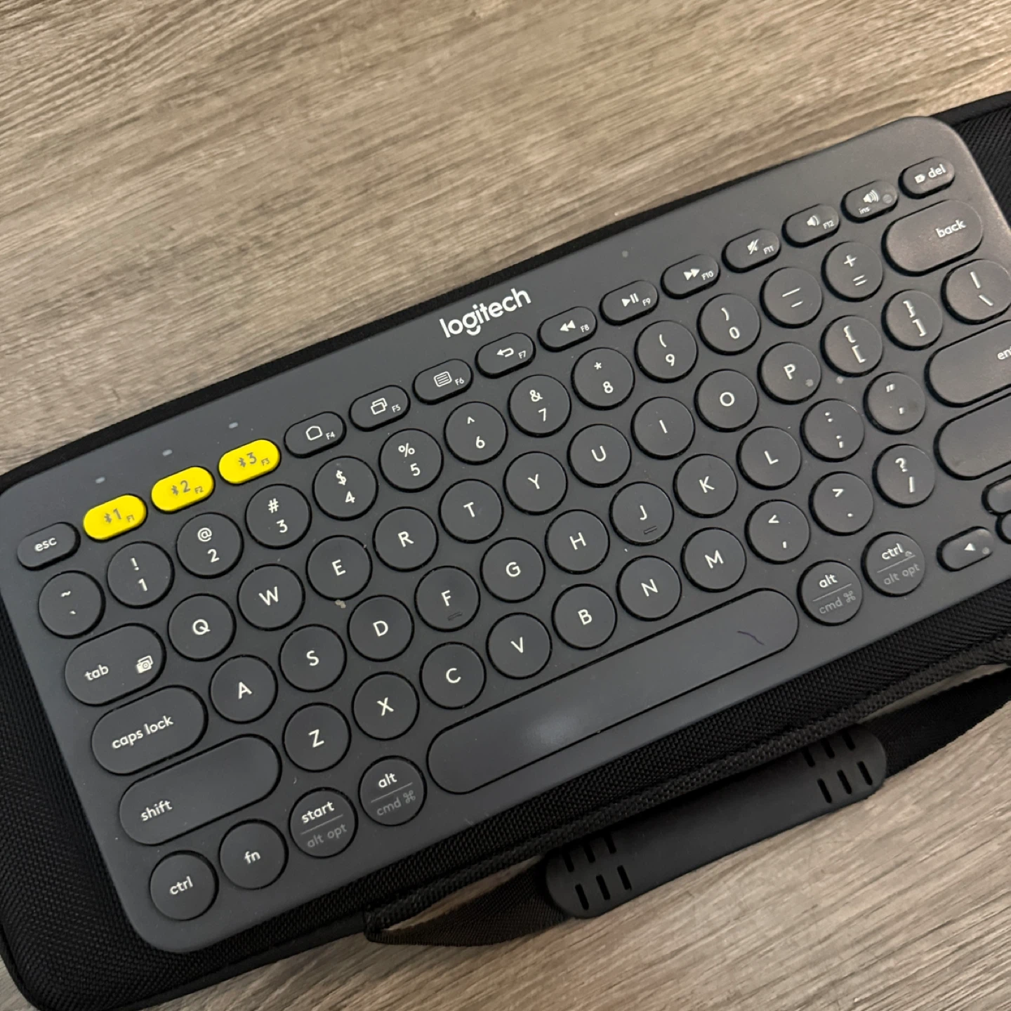 Logitech K380 Multi-Device Bluetooth Keyboard & case