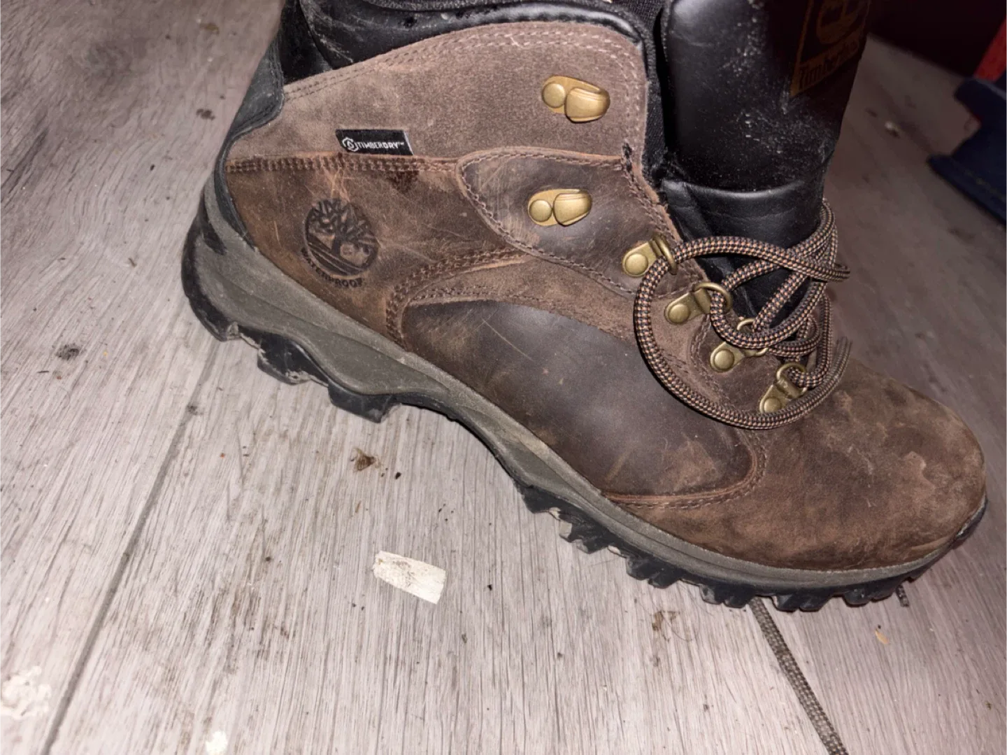 Timberland Brown Leather Hiking Boots image indicator(3)