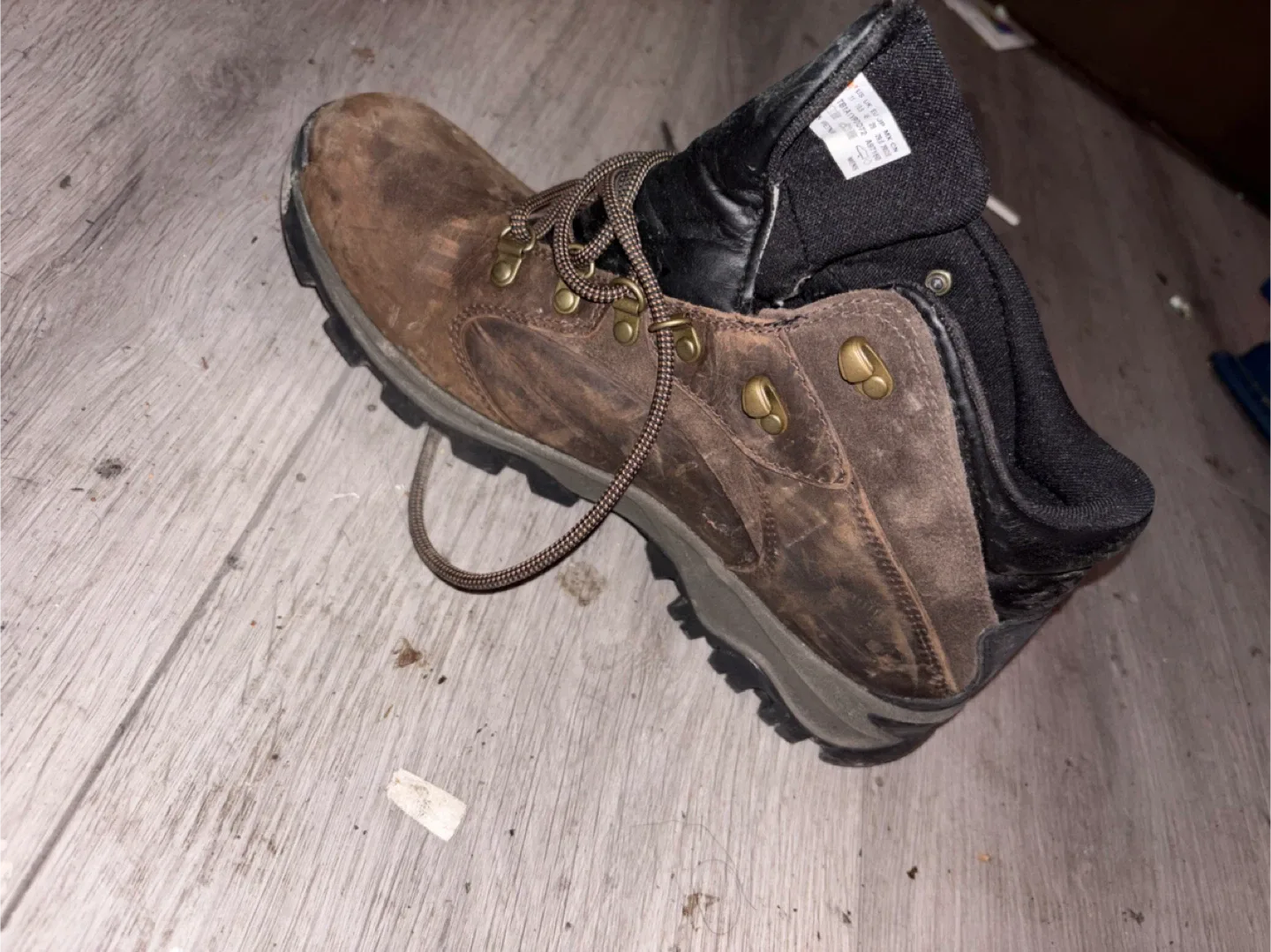 Timberland Brown Leather Hiking Boots image indicator(4)