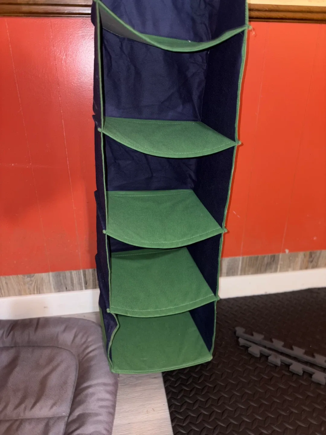 Hanging Closet Organizer - Blue & Green image indicator(3)