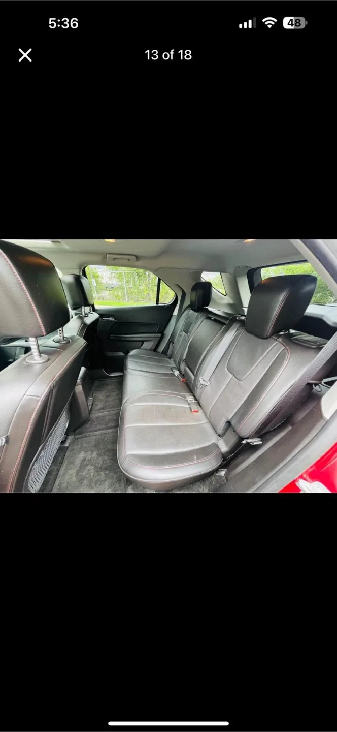 Red Chevrolet Equinox LTZ SUV image indicator(7)