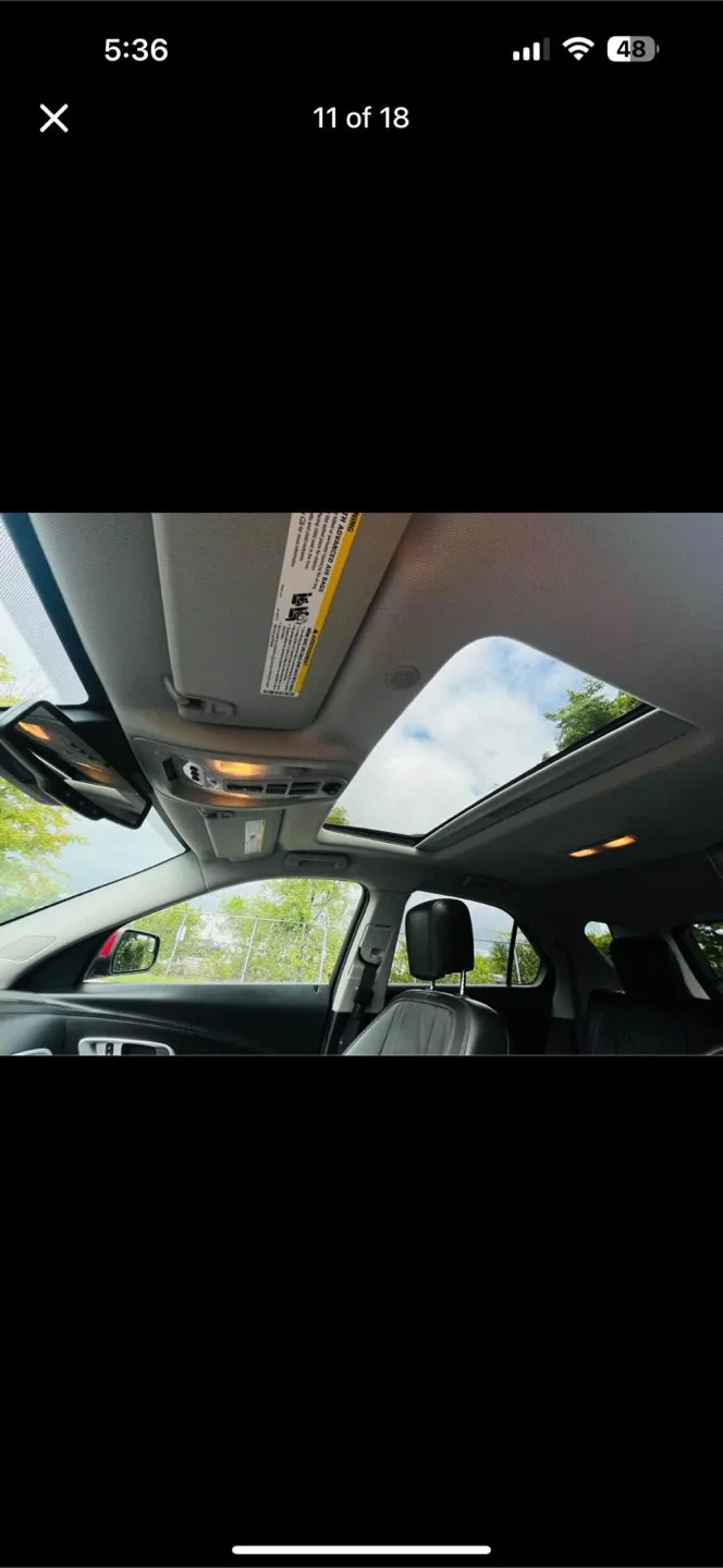 Red Chevrolet Equinox LTZ SUV image indicator(8)