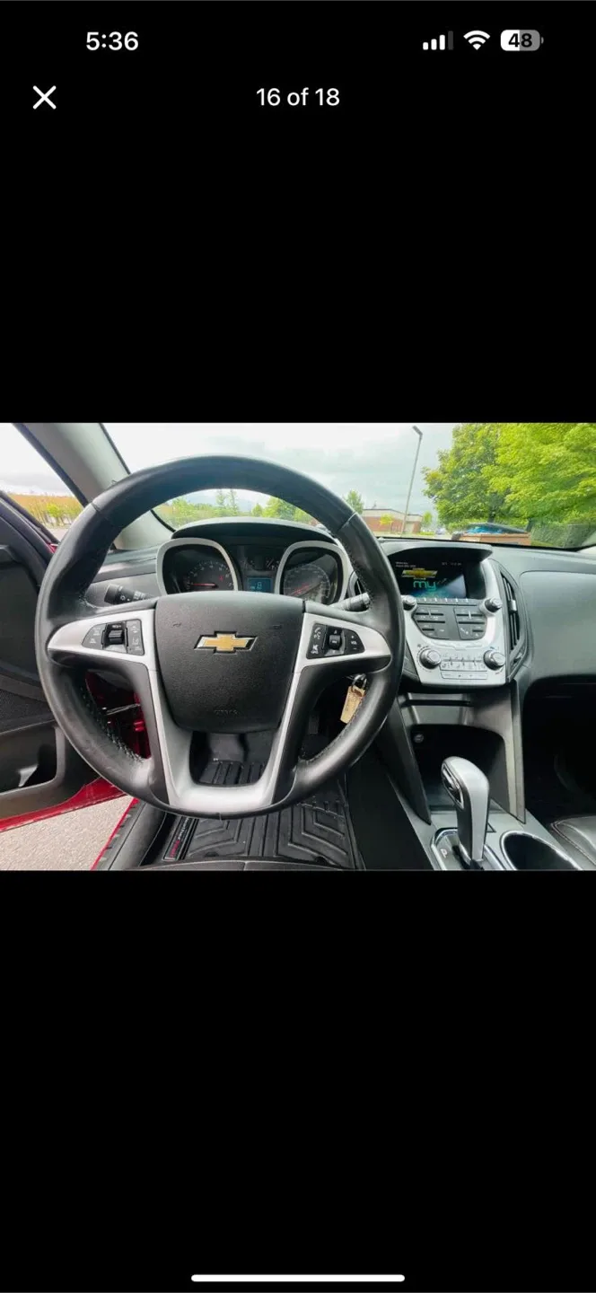 Red Chevrolet Equinox LTZ SUV image indicator(10)