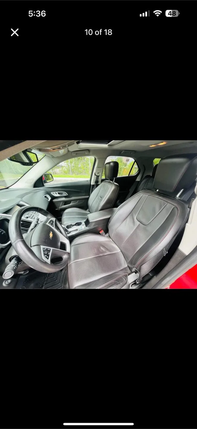 Red Chevrolet Equinox LTZ SUV image indicator(9)