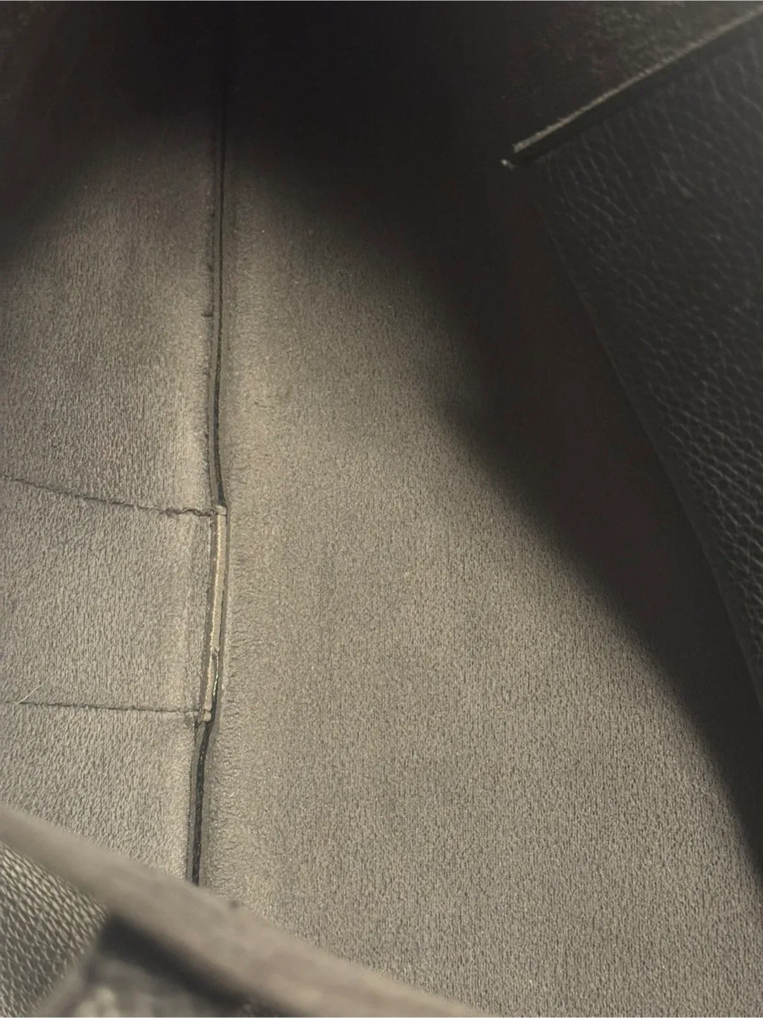 Authentic Vince Camuto Black Vegan Leather Tote Bag image indicator(5)