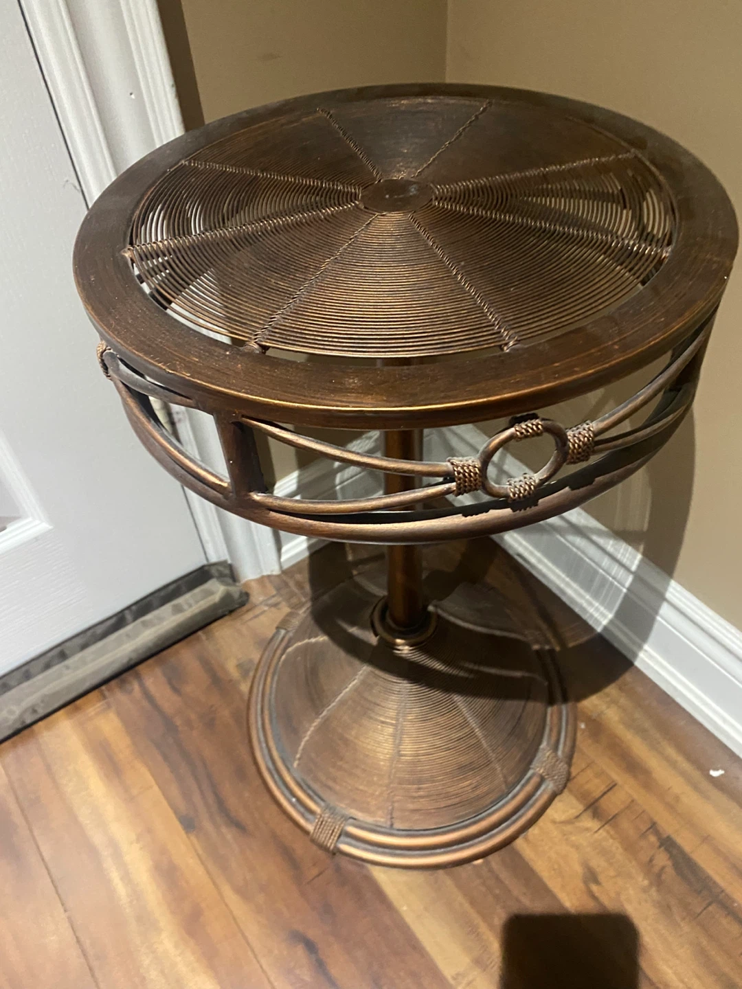 Wicker Accent (corner piece or end table)