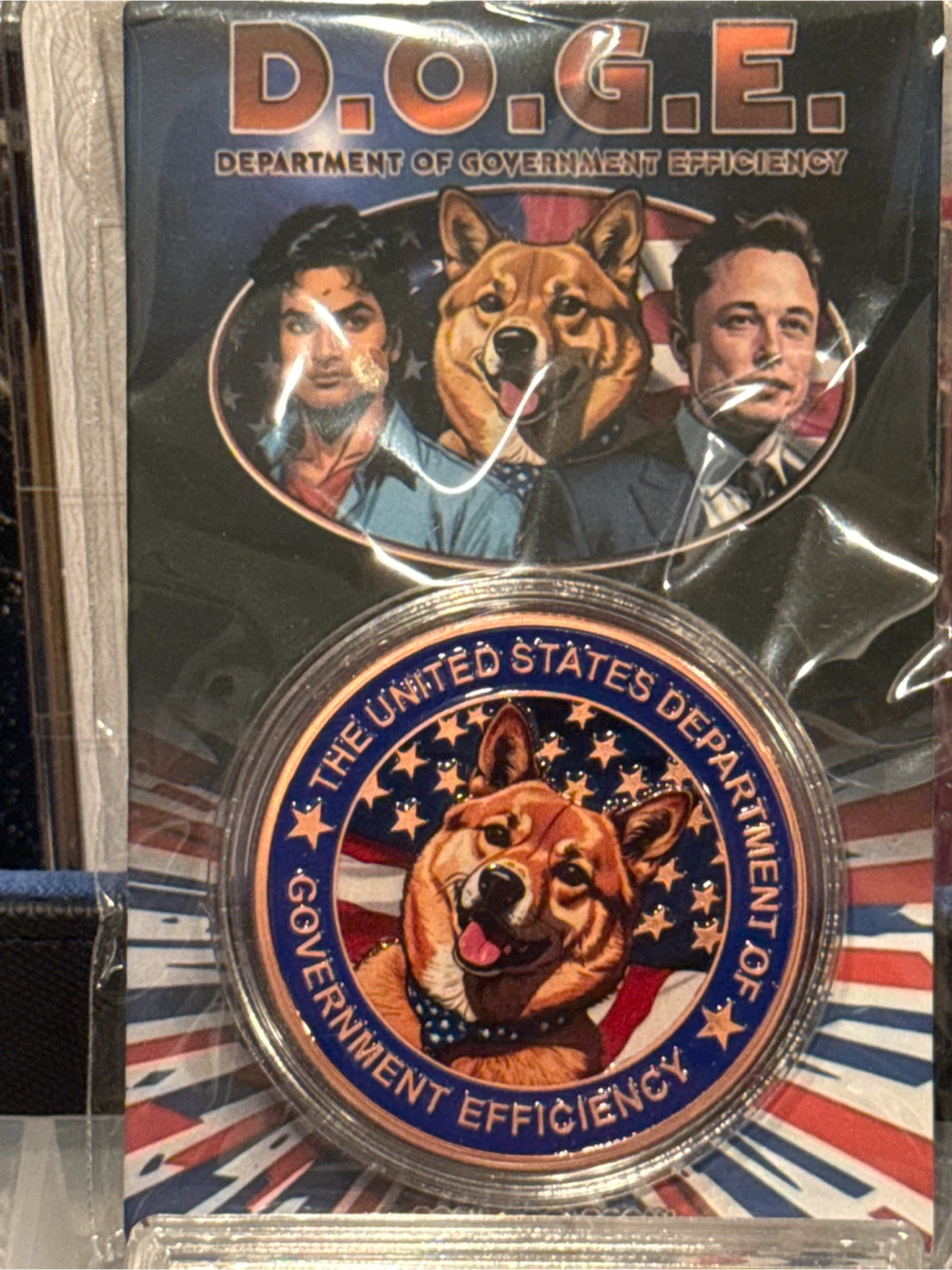 D.O.G.E. Copper Coin - Department of Government Efficiency