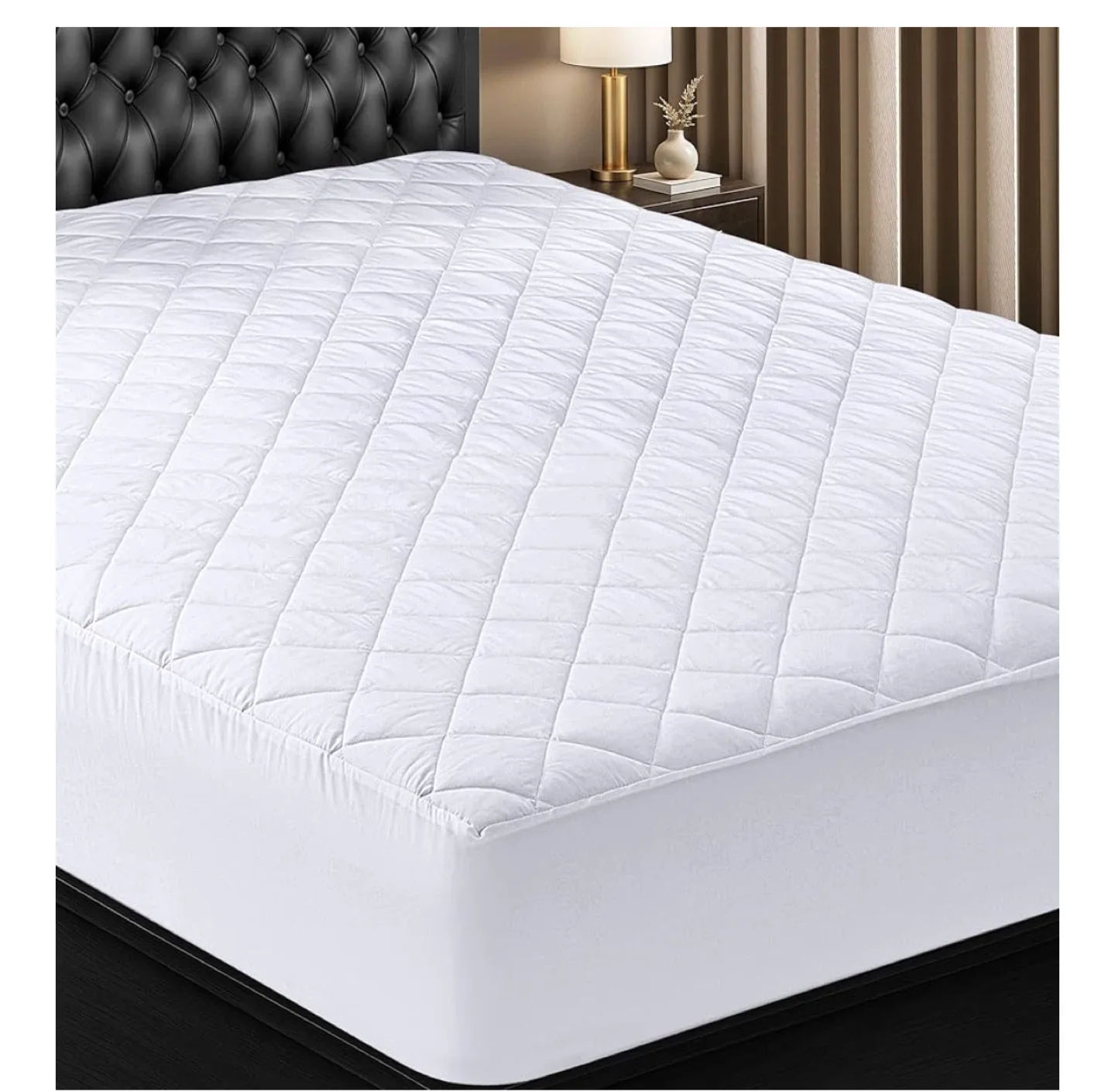 Quilted fitted Mattress Pad - Twin brand new image indicator(2)