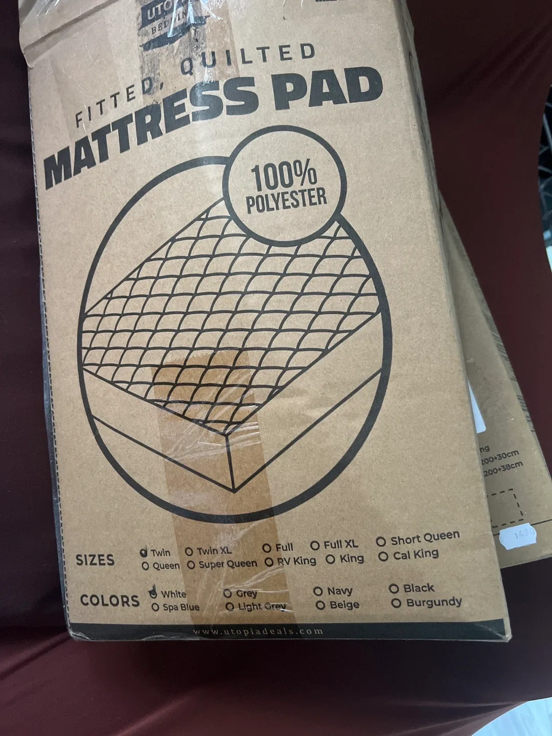 Quilted fitted Mattress Pad - Twin brand new image indicator(4)
