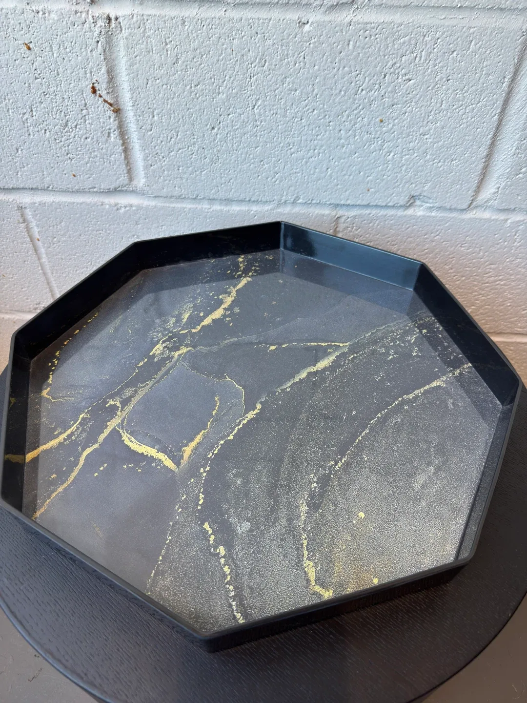Black & Gold Decorative Tray 🧡 image indicator(2)