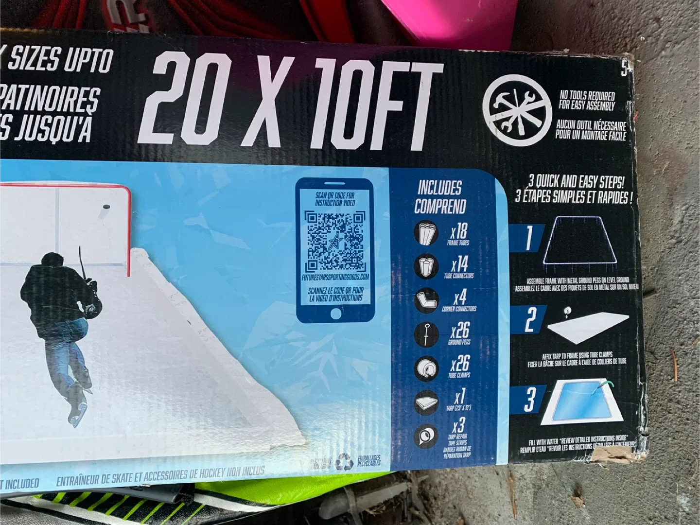 Backyard Ice Rink Kit 20X10 ft image indicator(2)