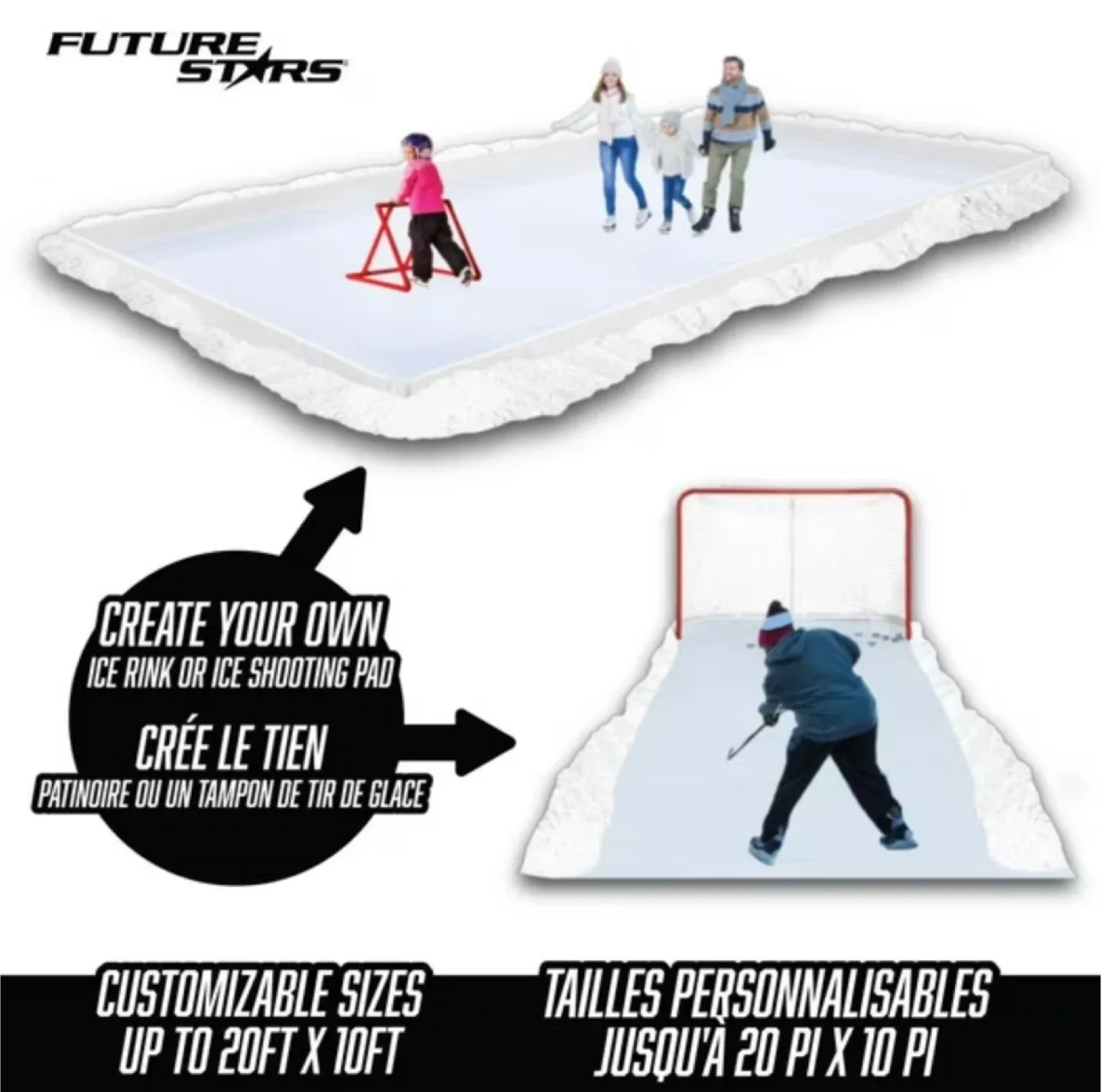 Backyard Ice Rink Kit 20X10 ft image indicator(3)