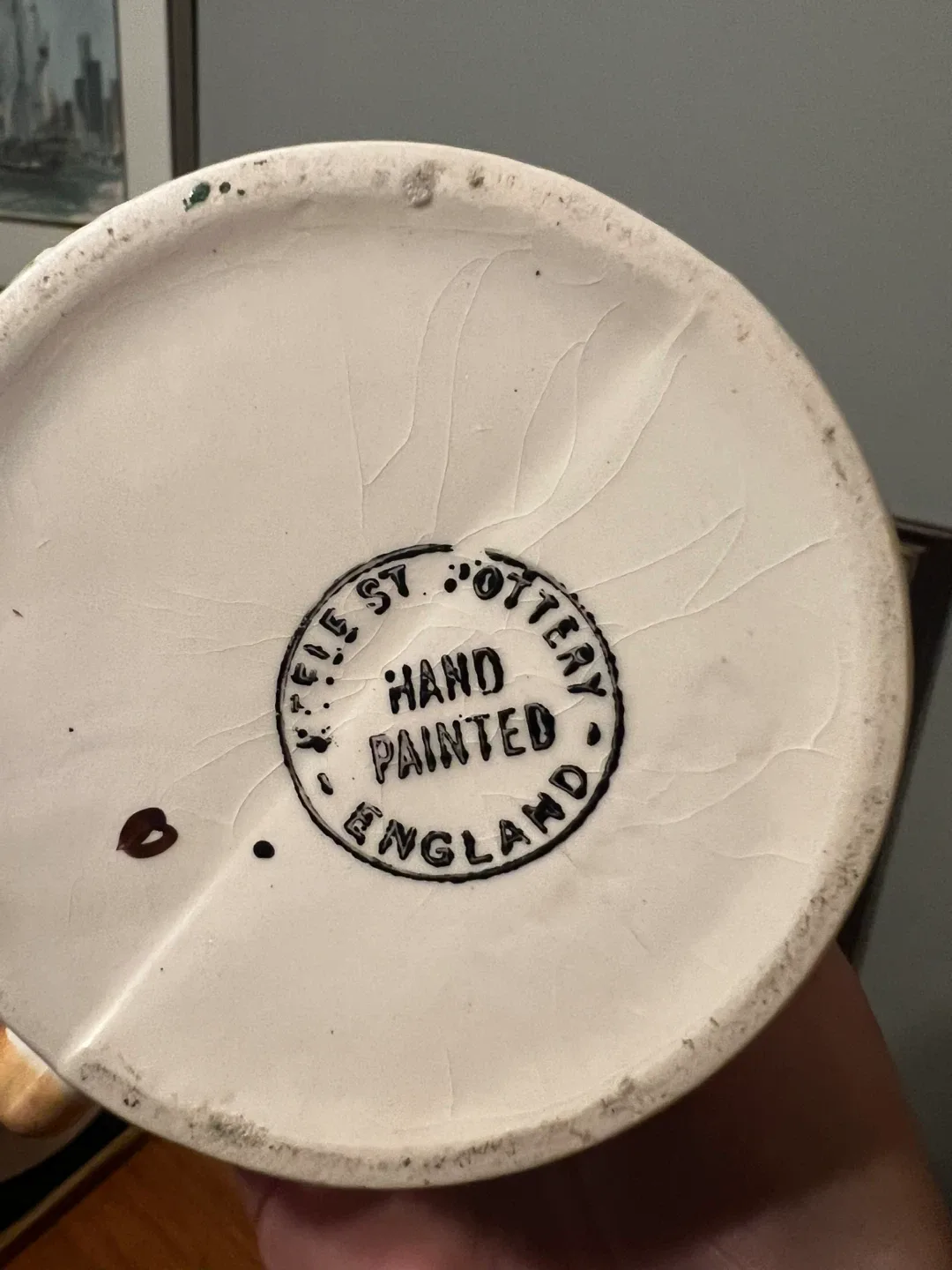 Fife St. Pottery Hand Painted Pitcher image indicator(4)