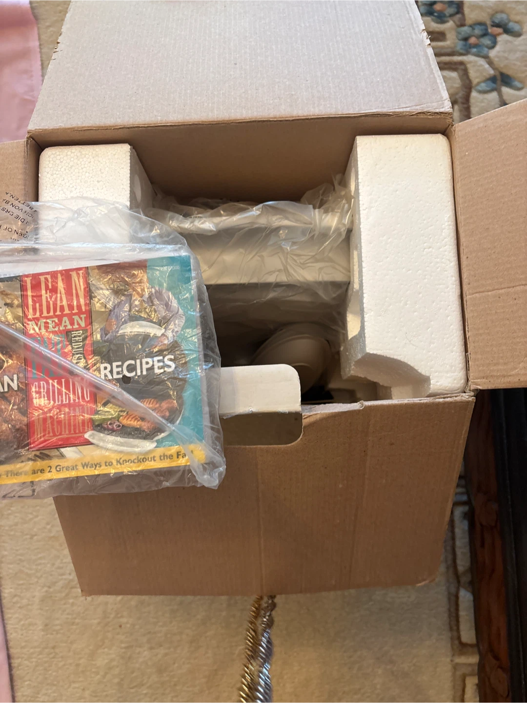 New  George Foreman Lean Mean Fat Reducing Grilling Machine - photo 3