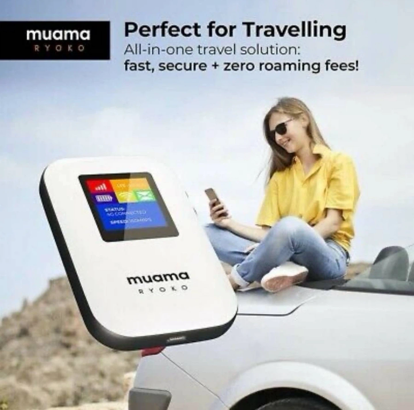 RYOKO by Muama Portable WiFi 4G Hotspot