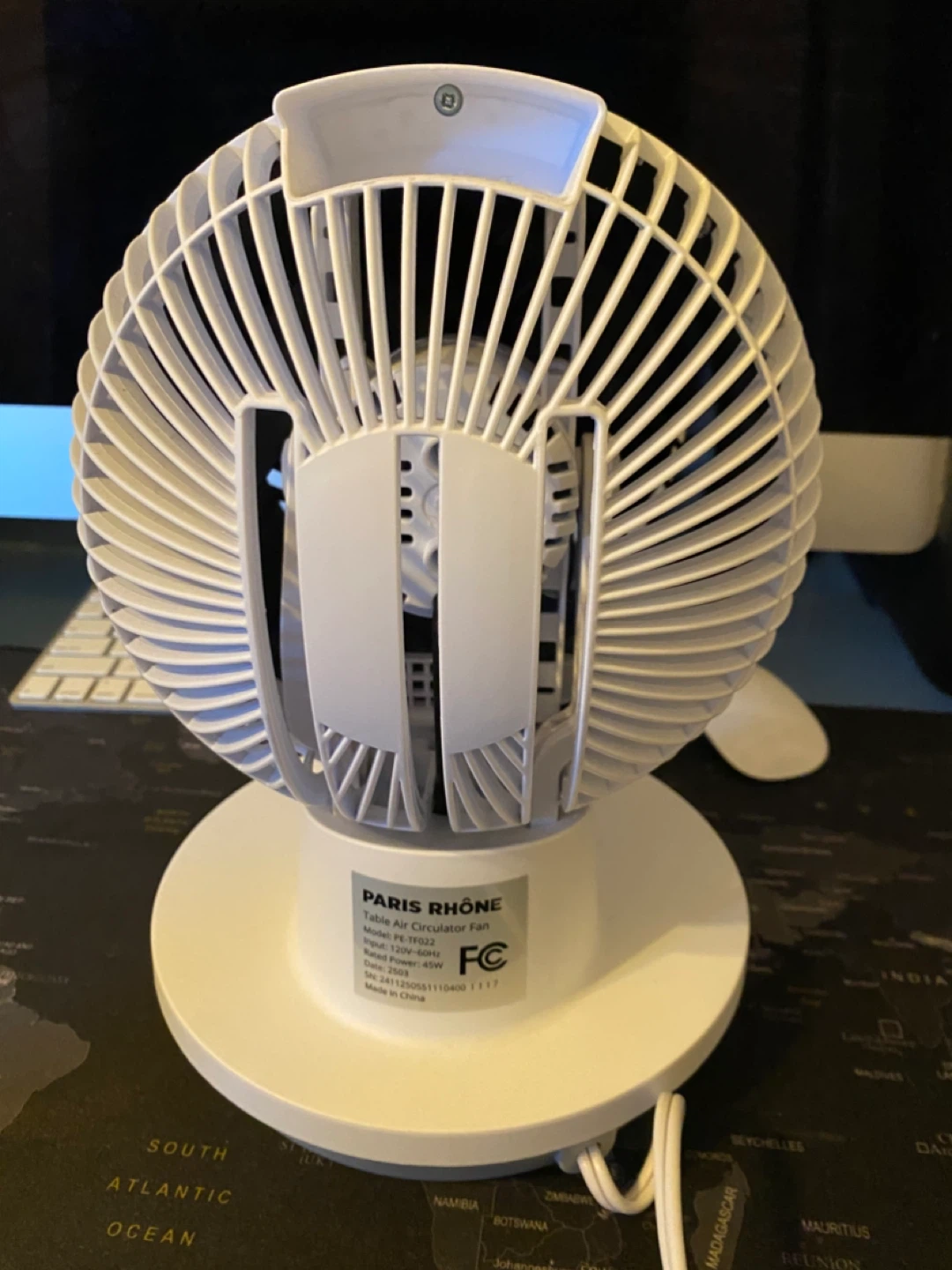 Paris Rhone Table Air Circulator Fan - White - photo 3