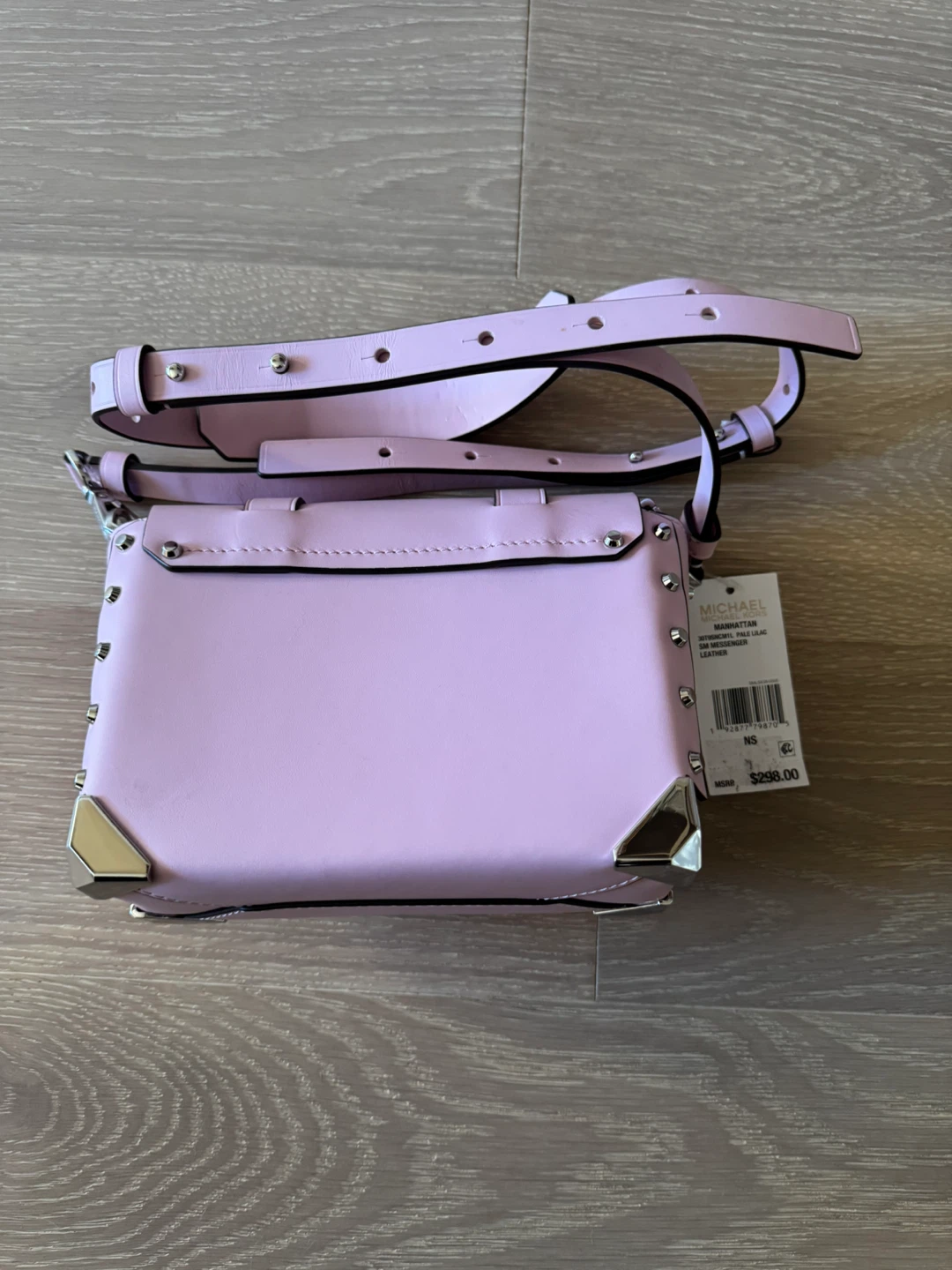 Michael Kors Manhattan Lilac Messenger Bag - photo 2