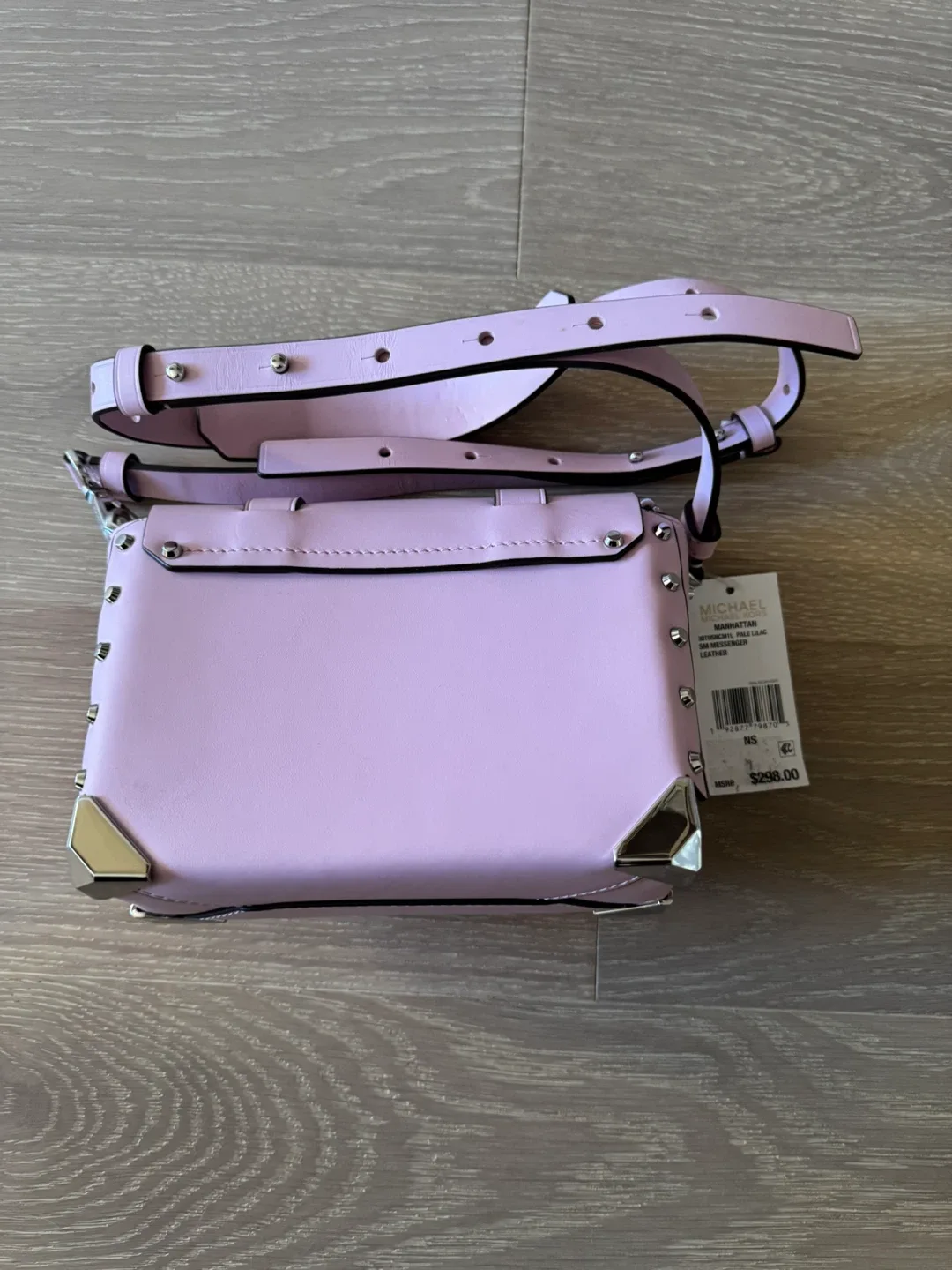 Michael Kors Manhattan Lilac Messenger Bag image indicator(2)