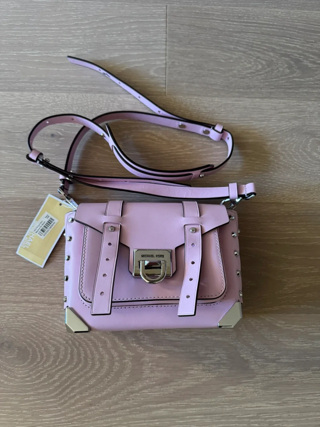 Michael Kors Manhattan Lilac Messenger Bag
