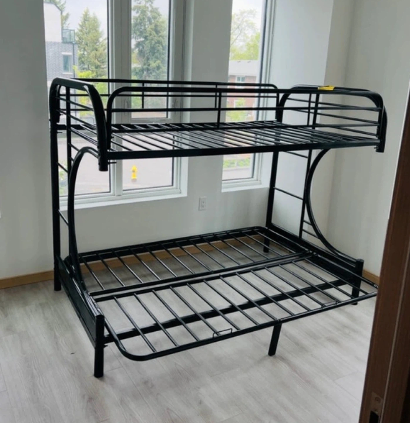 Black Metal Bunk Bed