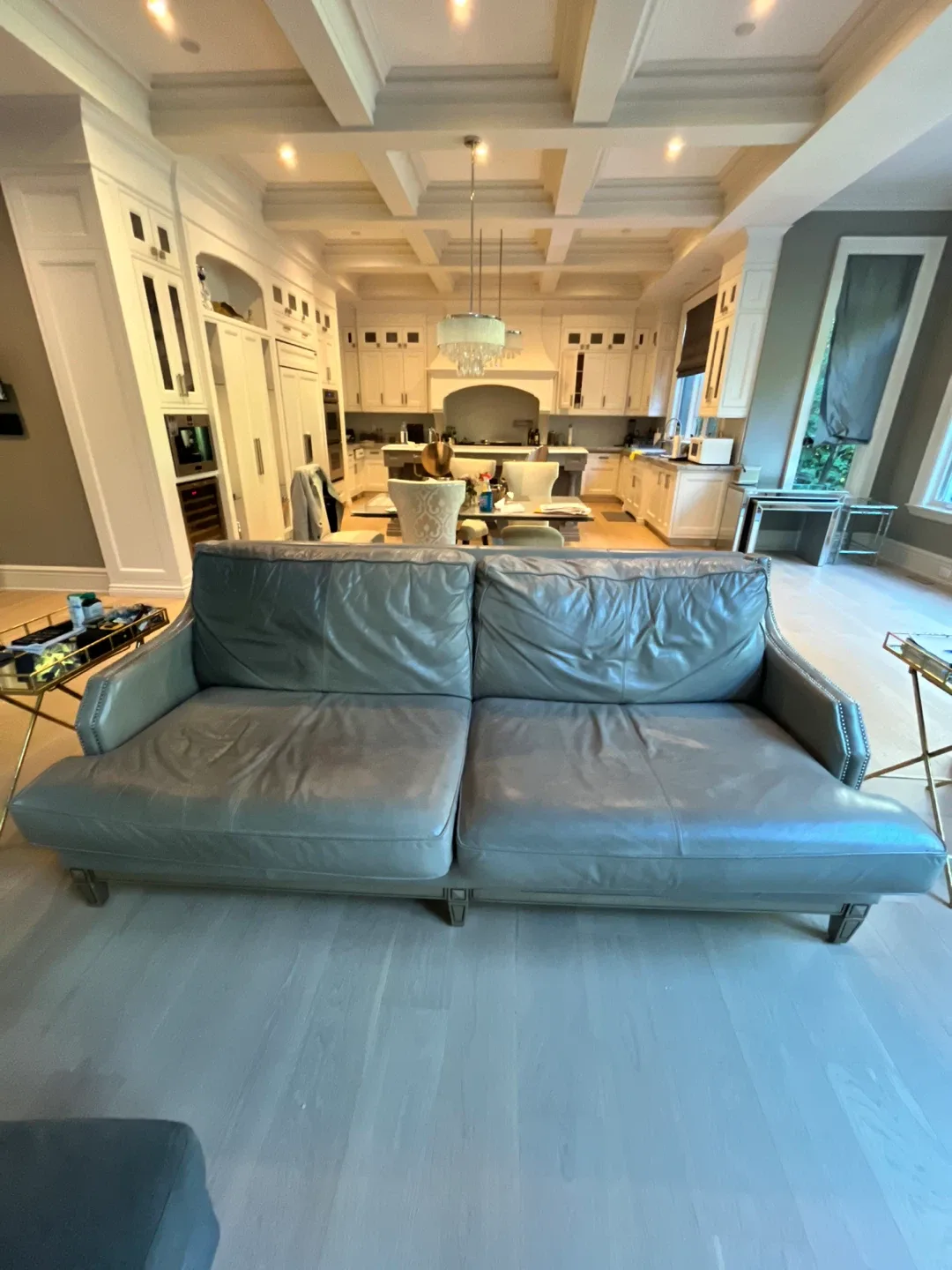 Leather Sofa - Grey image indicator(2)