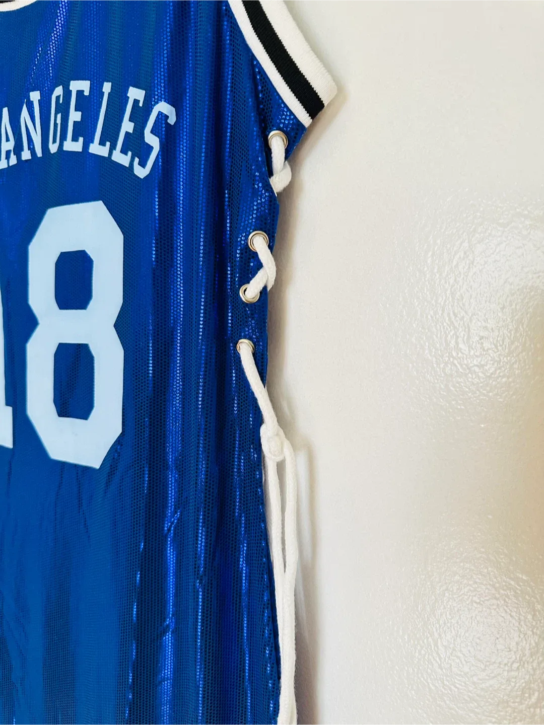 Shein Los Angeles #18 Dress - Blue, Size M image indicator(4)