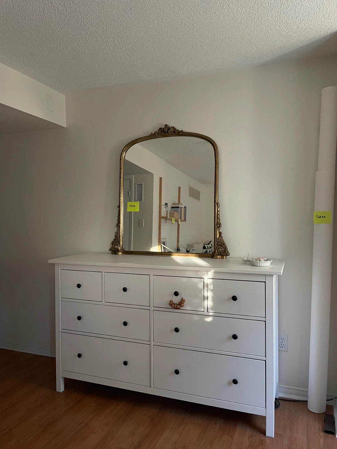 IKEA Hemnes 8-Drawer Dresser - White Stain