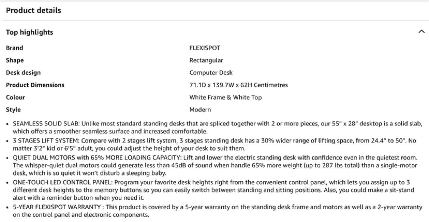 Unboxing Flexispot EC5 Electric Standing Desk, White Frame image indicator(5)