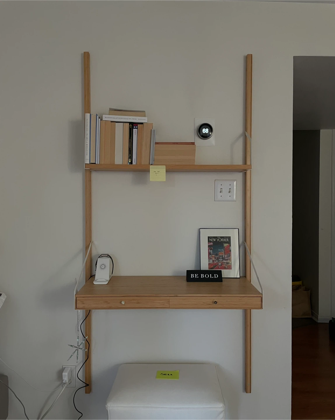 IKEA Svalnäs Wall Mounted Desk & Shelves