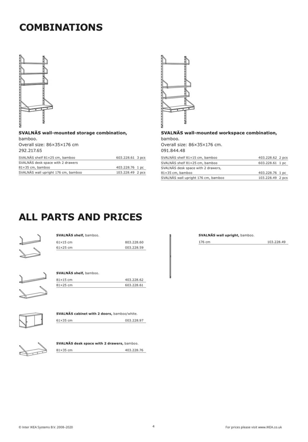 IKEA Svalnäs Wall Mounted Desk & Shelves - photo 4