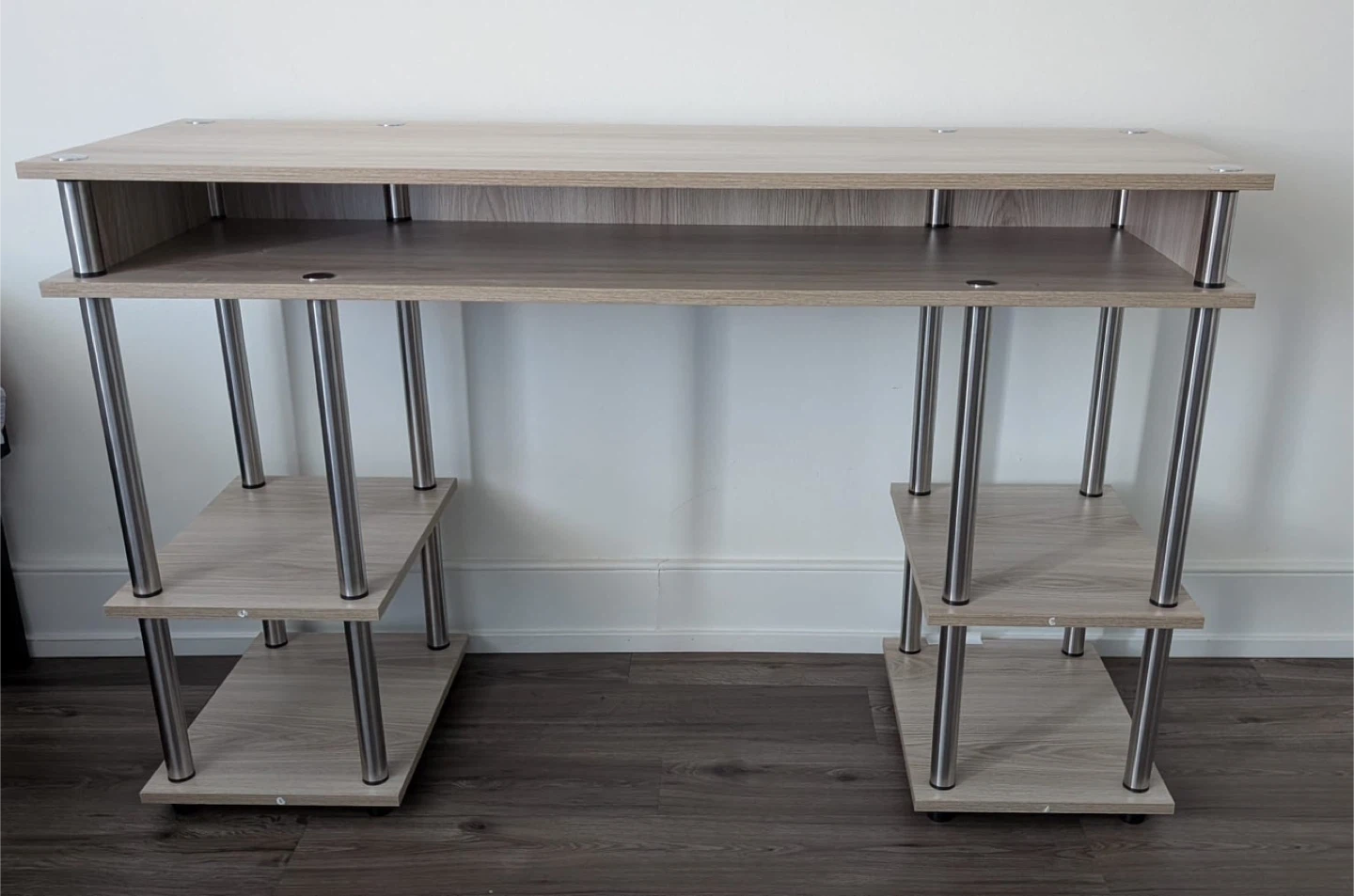 Computer Desk with Shelves - photo 4