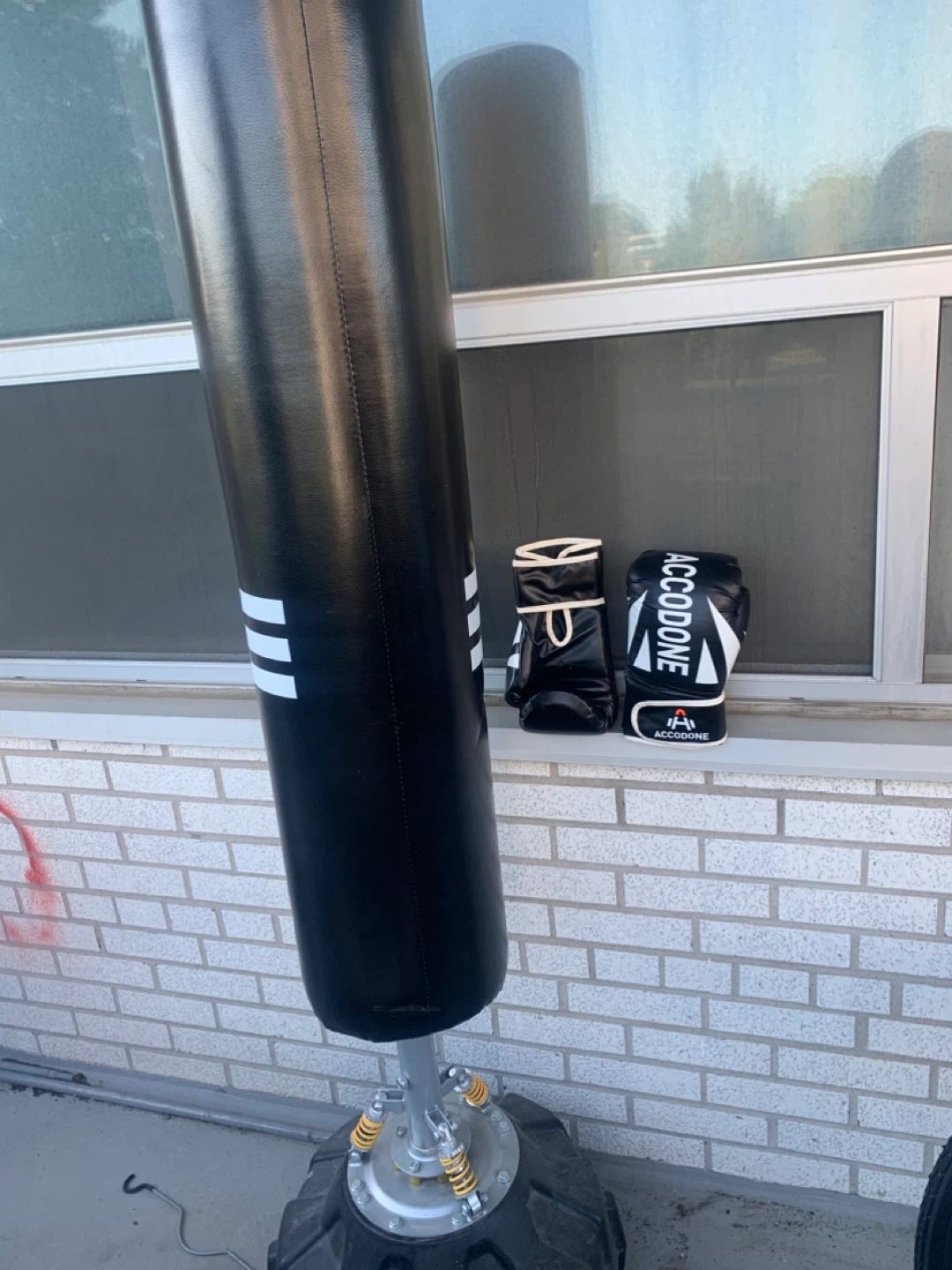 ACCODONE Punching Bag with Gloves