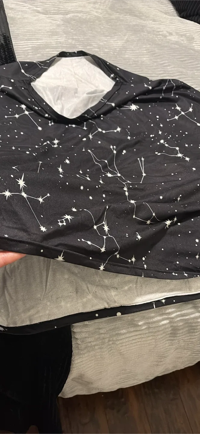 Moody Park Carseat Canopy Cover - Constellation Print image indicator(3)