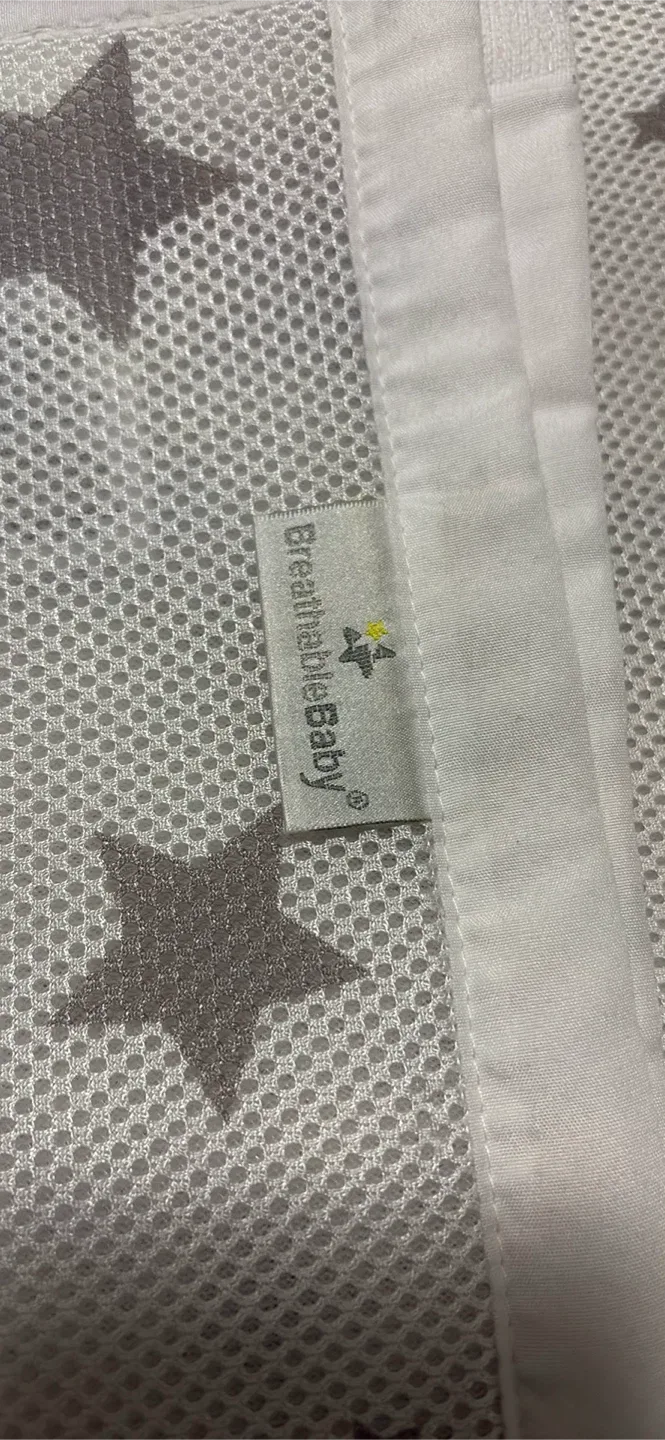 BreathableBaby Crib Liner - Star Pattern thumbnail