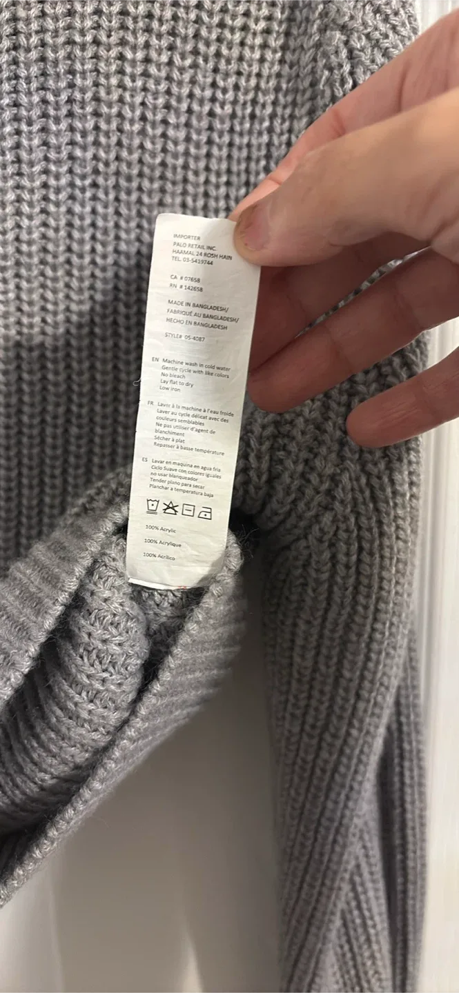 Streetwear Society Grey Knit Sweater - Size M image indicator(3)