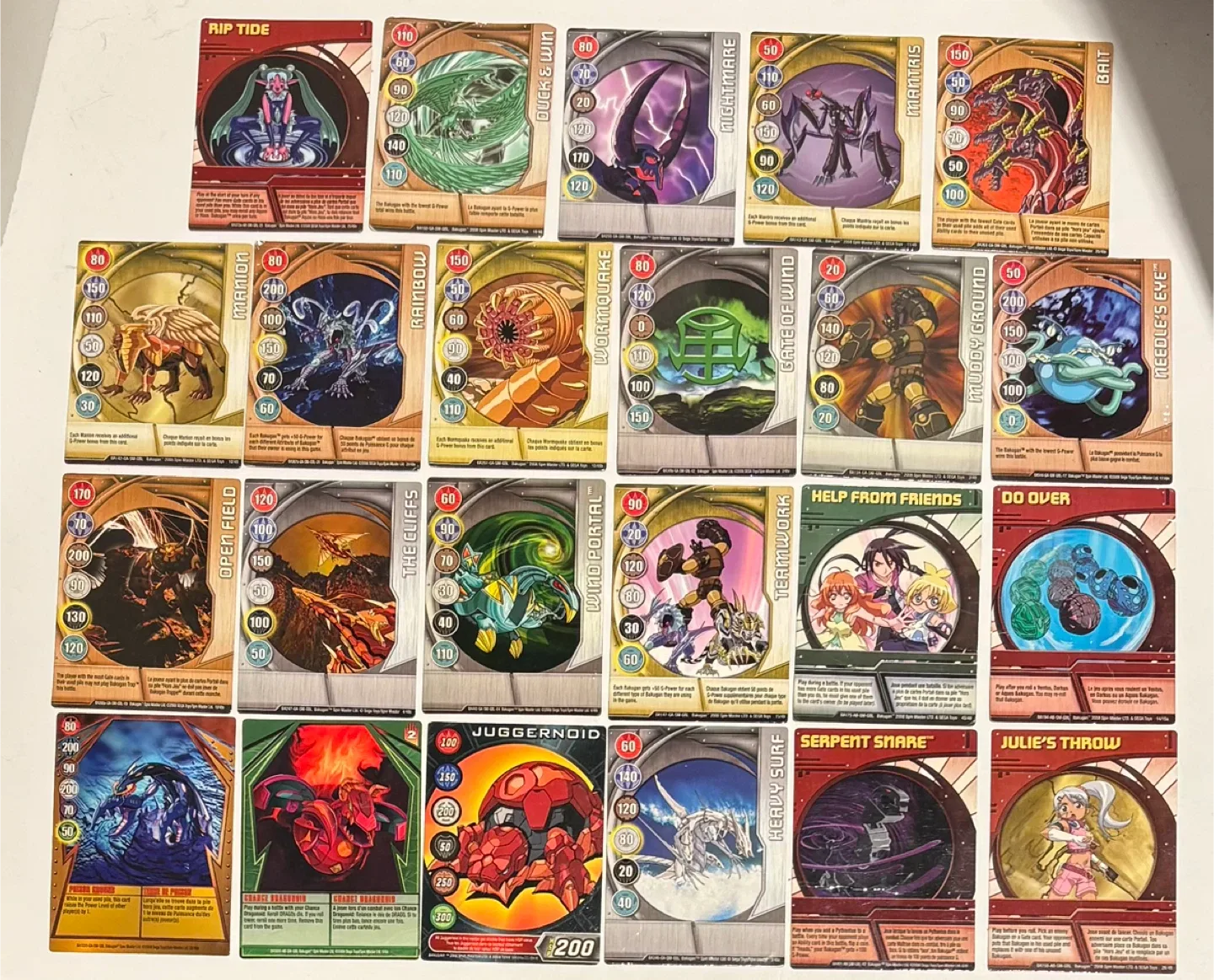 Bakugan Trading Cards Lot 2008  - 79 Cards image indicator(2)