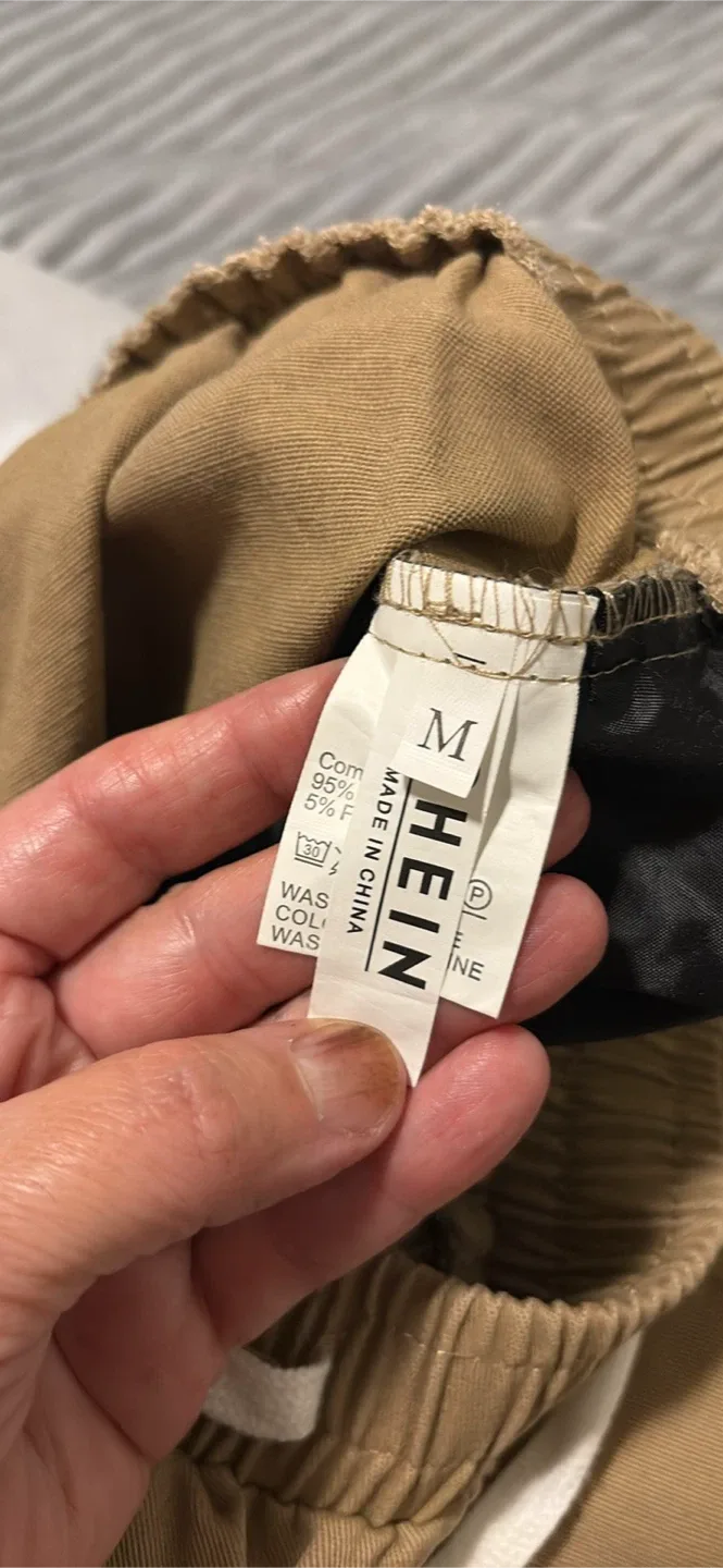 SHEIN Tan Joggers - Size M image indicator(5)