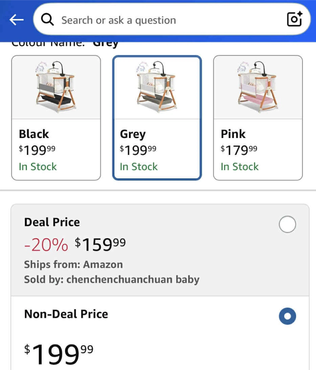 3-in-1 Convertible Bassinet - Grey - photo 4