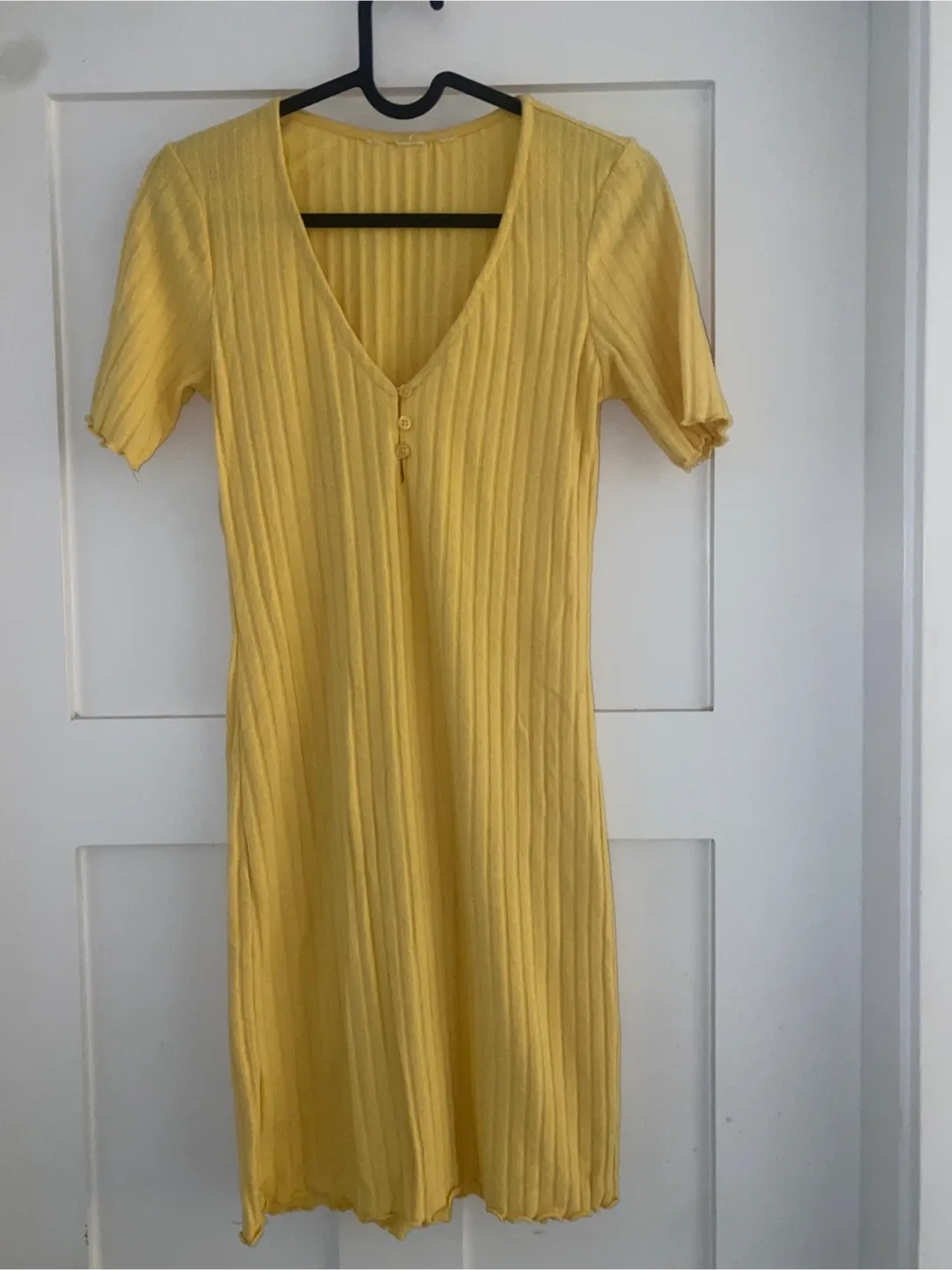 Yellow Ribbed Dress thumbnail
