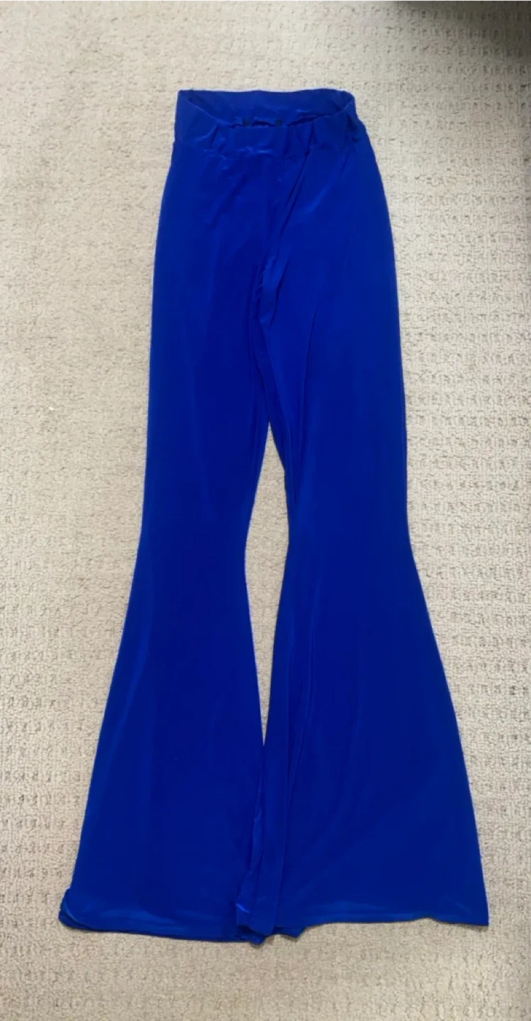 Blue Flare Pants thumbnail
