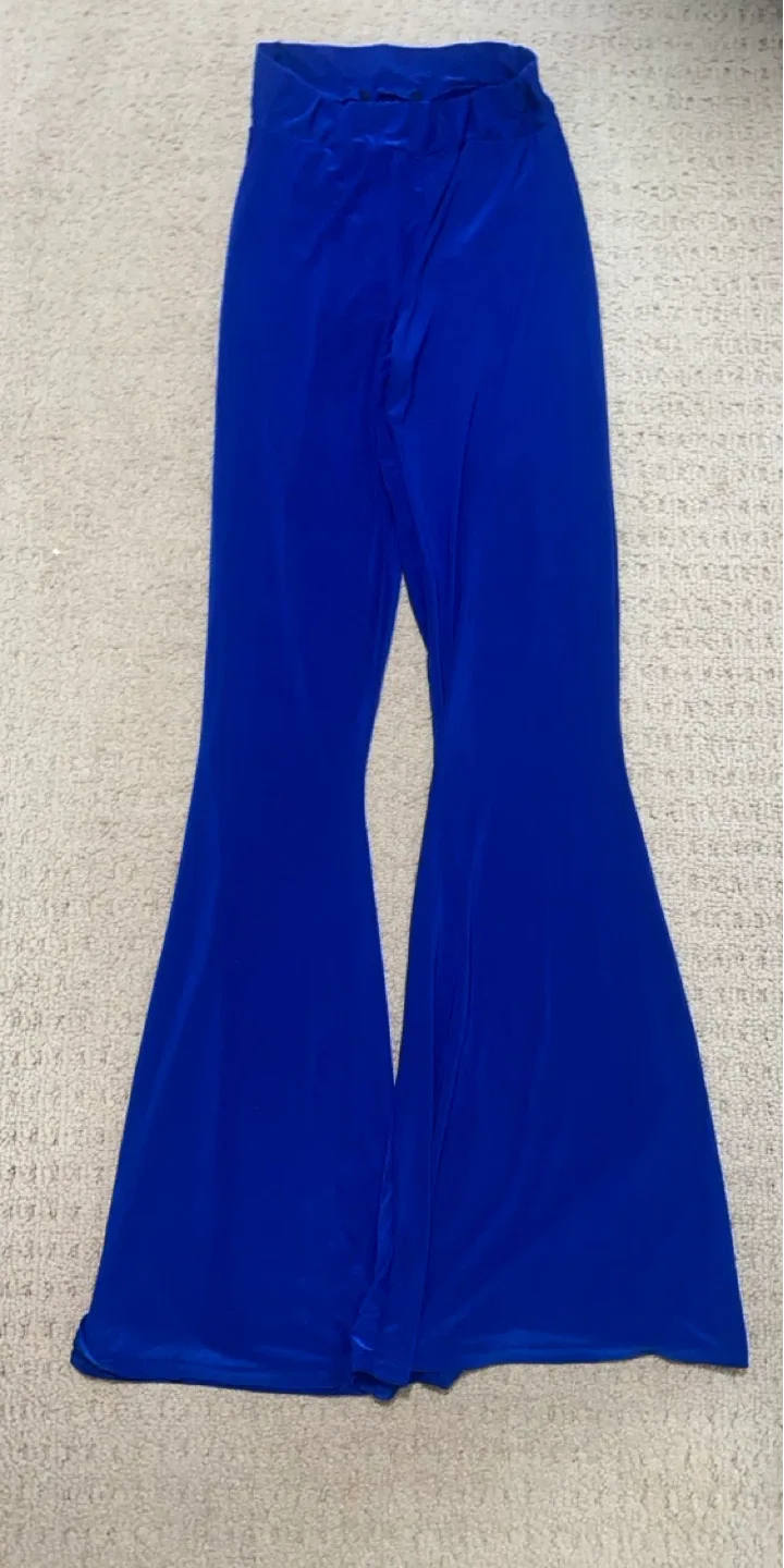 Blue Flare Retro Pants image indicator(2)