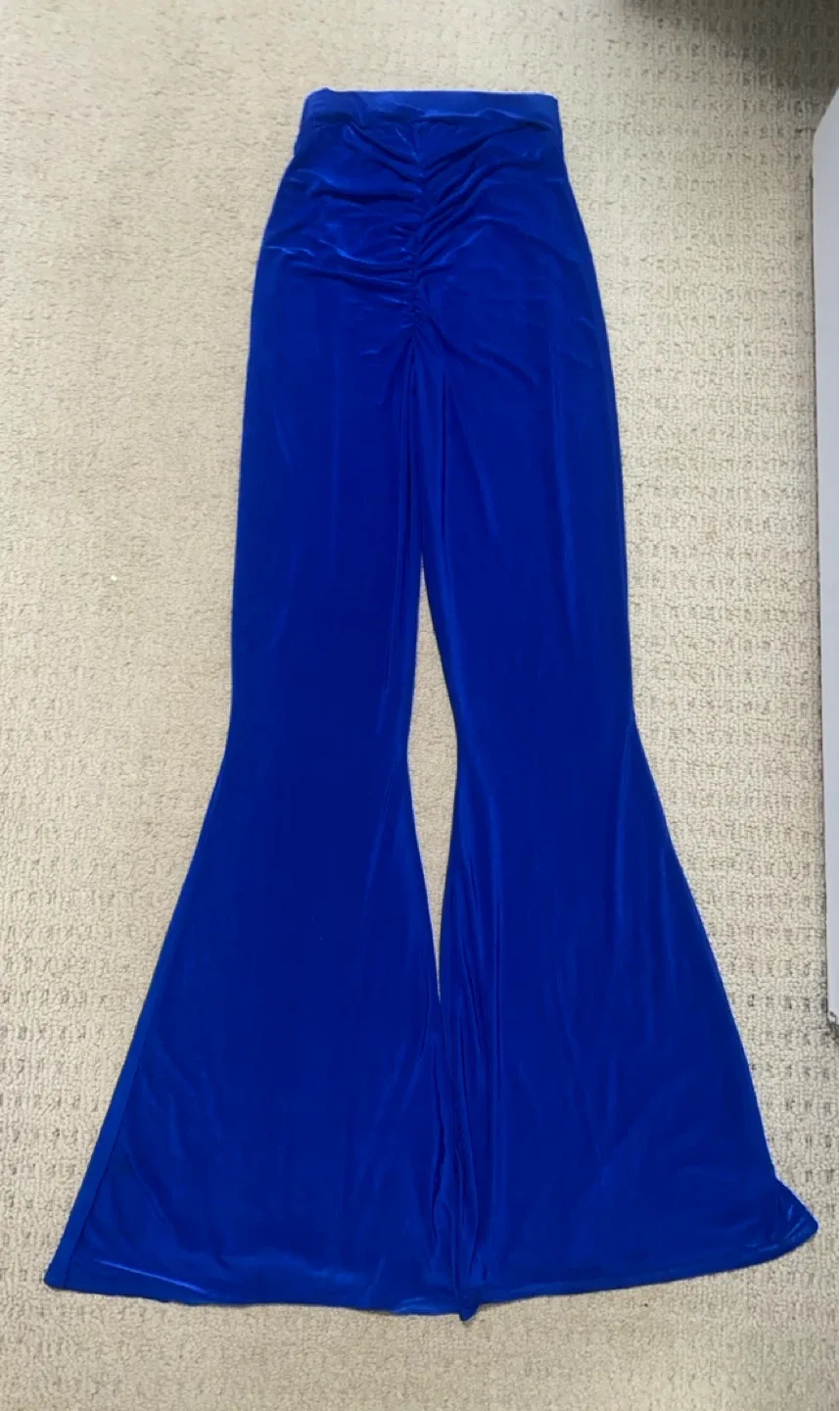 Blue Flare Retro Pants image indicator(3)