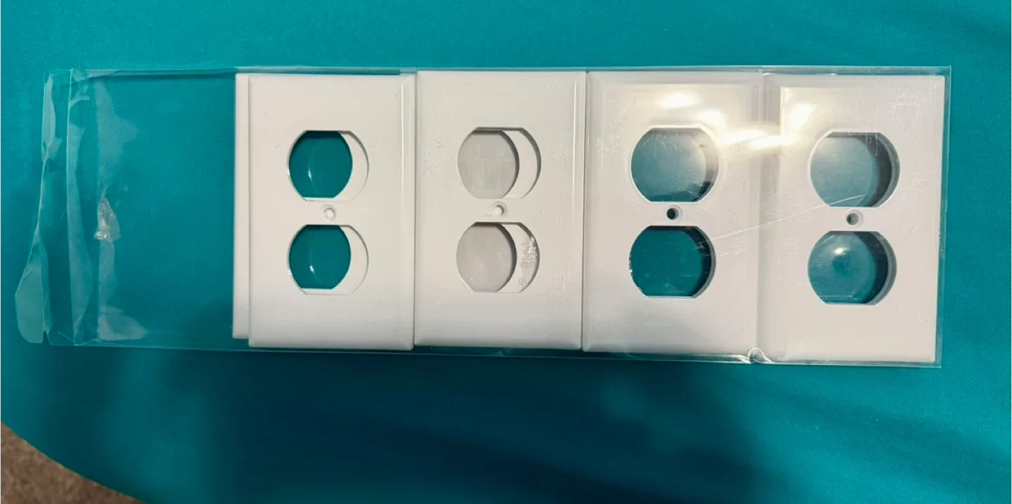 BESTTEN 1-Gang Duplex Outlet Cover - 9 Pack thumbnail