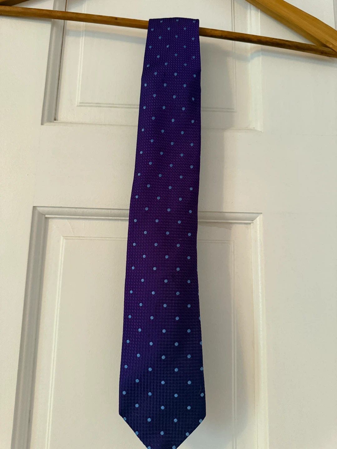 Thomas Pink Purple Polka Dot Tie - photo 2