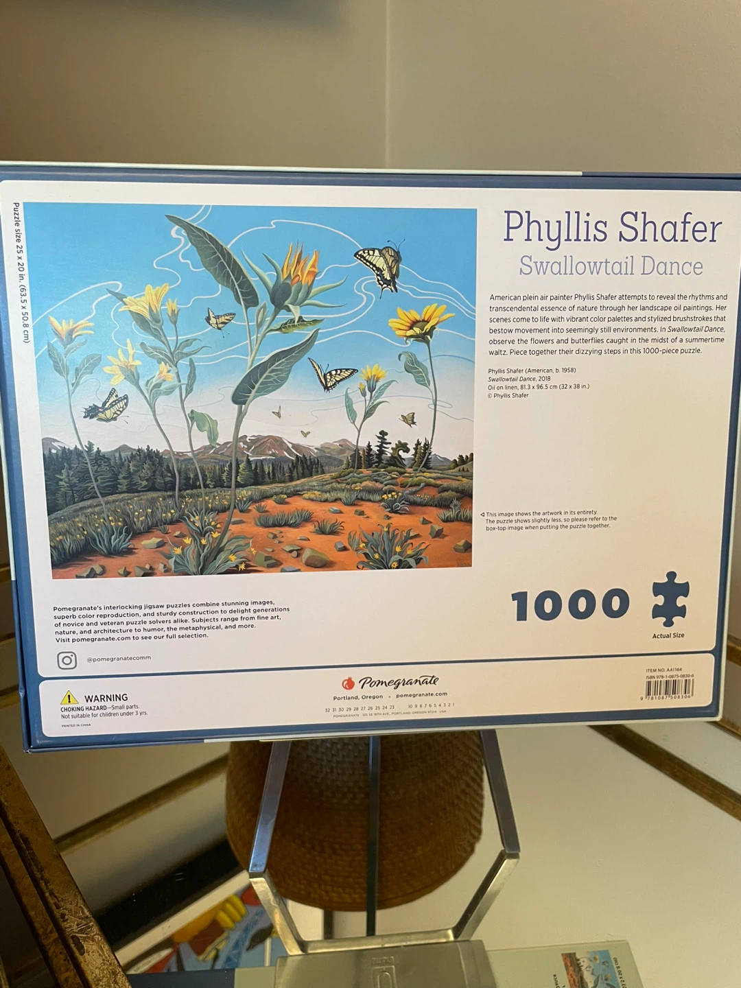 Pomegranate Phyllis Shafer Swallowtail Dance 1000 pc Puzzle - photo 2