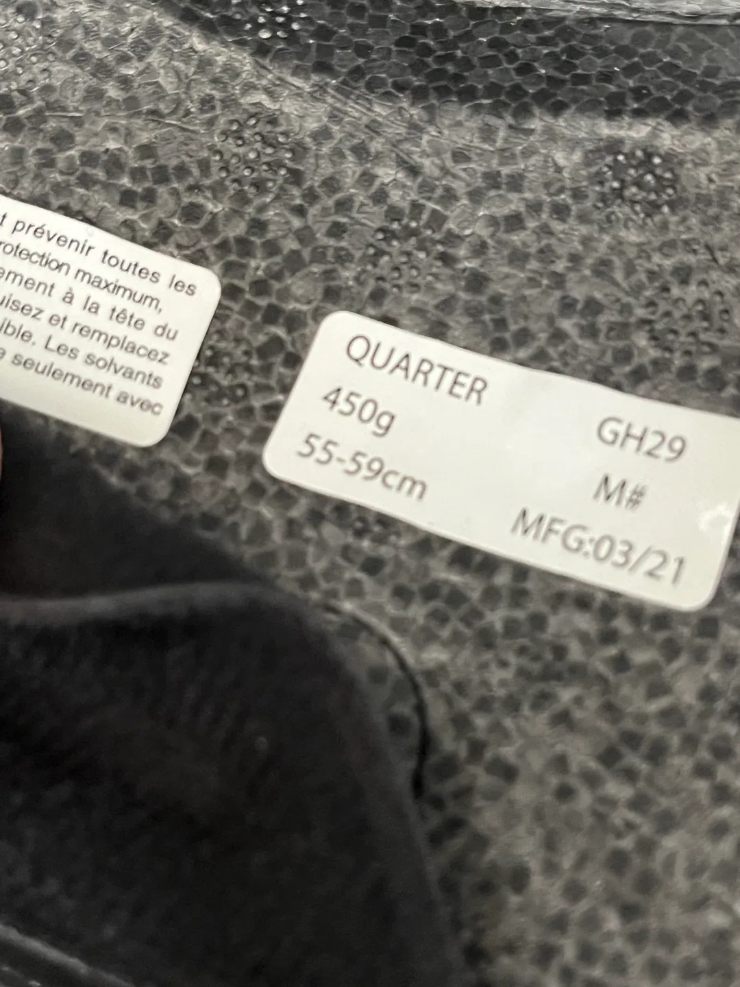 Giro Quarter M (55-59cm) Helmet - Black image indicator(2)